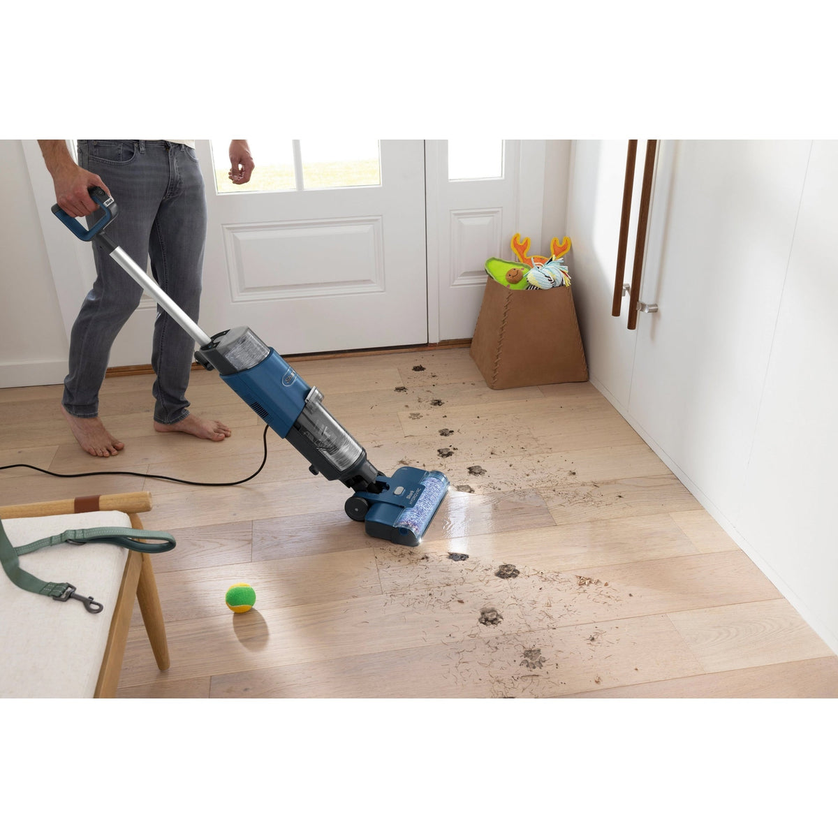 Shark HydroVac Corded Hard Floor Cleaner - Blue - WD110UK