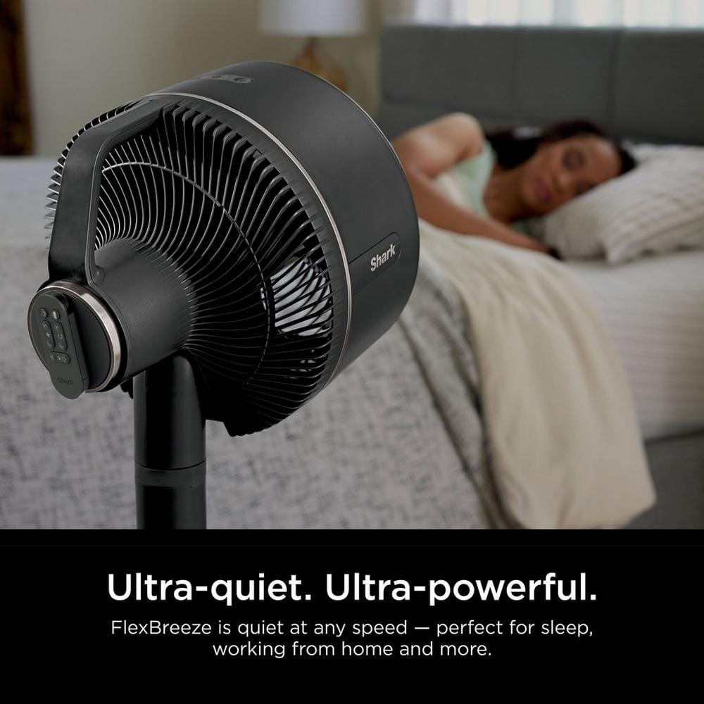 Shark FlexBreeze High-Velocity Hybrid Cordless and Corded Fan in Black – FA220UK