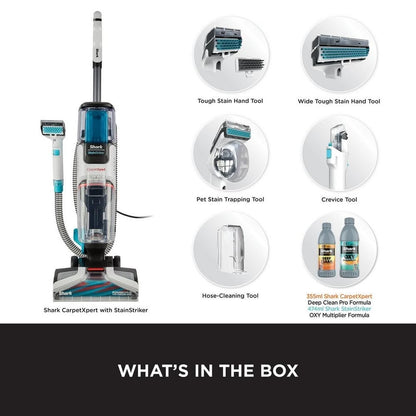Shark CarpetXpert Deep Carpet Cleaner with Built-in StainStriker - White EX200UK