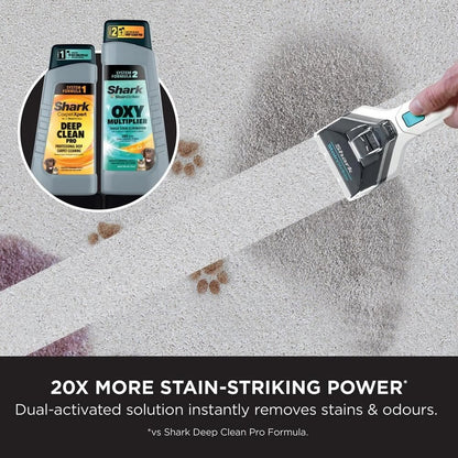 Shark CarpetXpert Deep Carpet Cleaner with Built-in StainStriker - White EX200UK