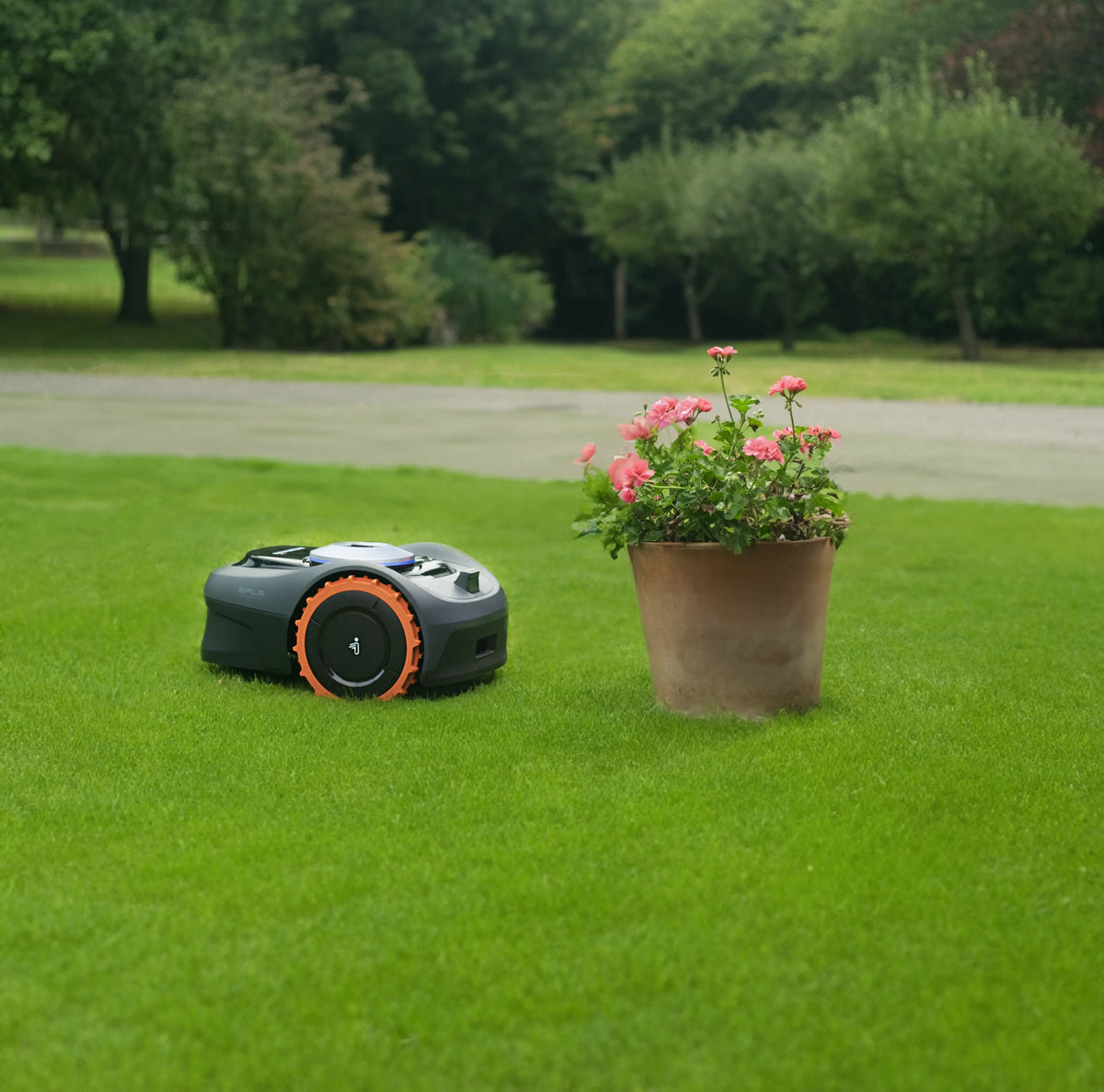 Robotic Lawn Mower Up to 800m², Wire-Free Installation, AI Vision Navigation