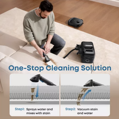 Eufy Omni E28 Robot Vacuum & Mop with All-in-One Station & Portable Deep Cleaner Black - T2352V11