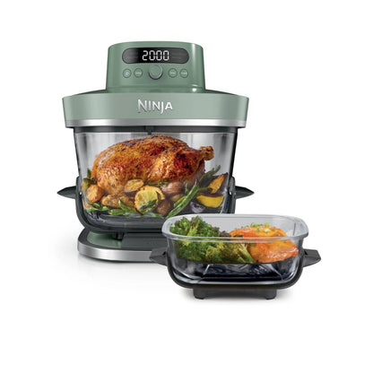 Ninja CRISPi PRO 5-in-1 Glass Air Fryer - Green - AS090UKGN