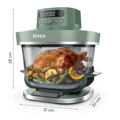 Ninja CRISPi PRO 5-in-1 Glass Air Fryer - Green - AS090UKGN