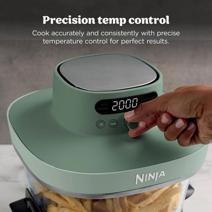 Ninja CRISPi PRO 5-in-1 Glass Air Fryer - Green - AS090UKGN