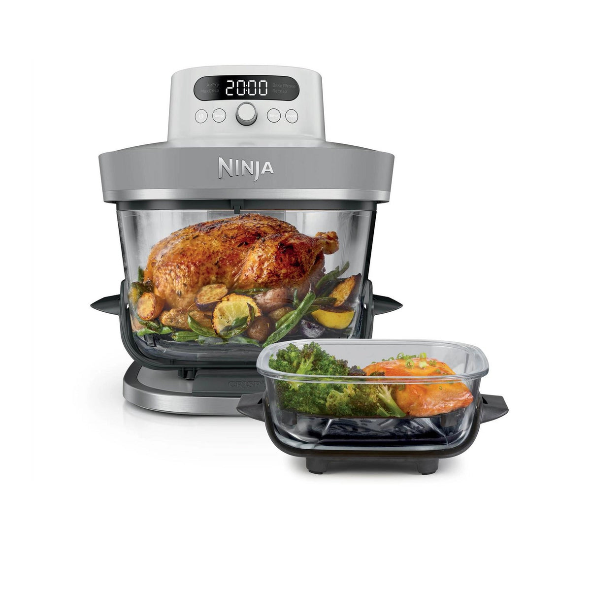 Ninja CRISPi PRO 5-in-1 Glass Air Fryer - White - AS090UKWH