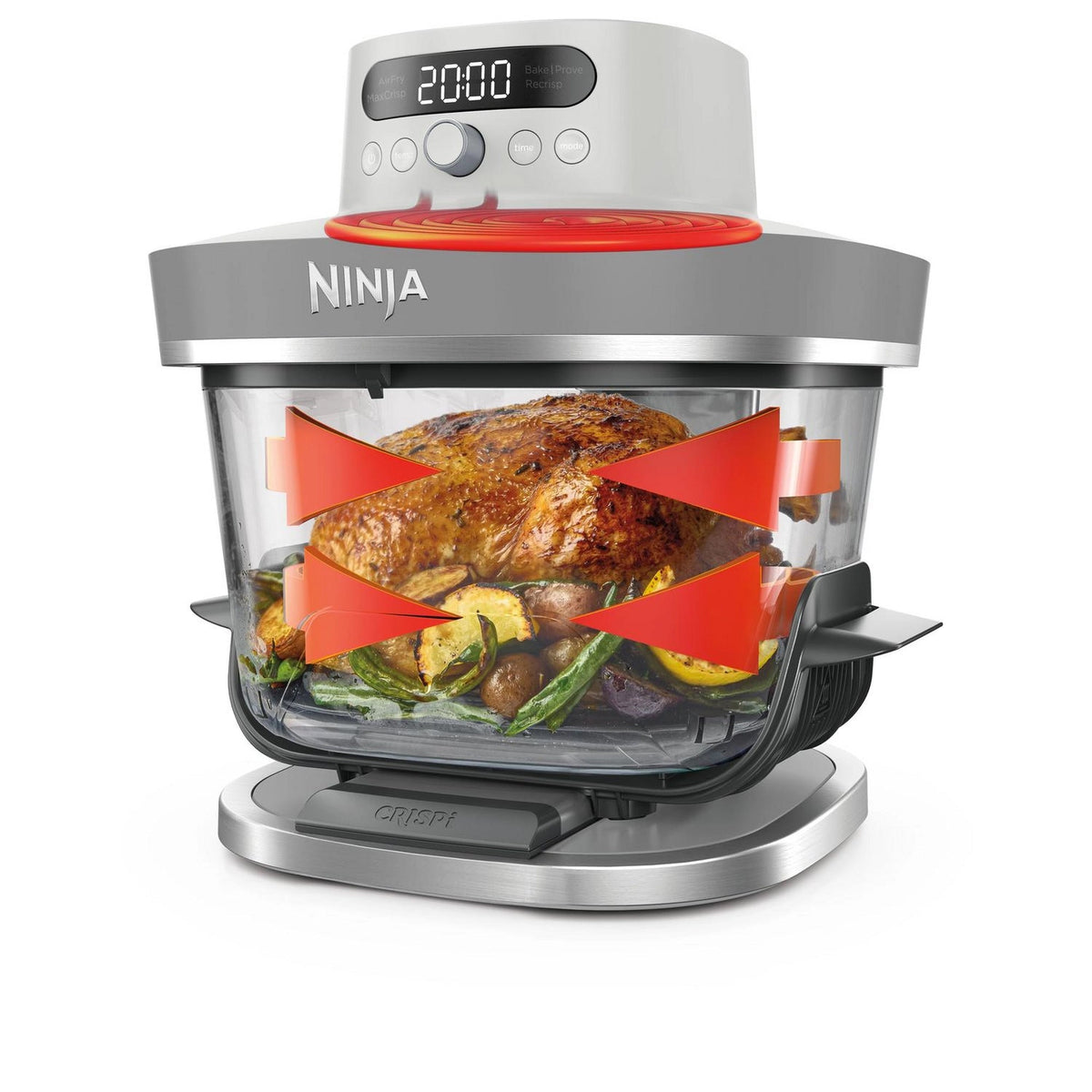 Ninja CRISPi PRO 5-in-1 Glass Air Fryer - White - AS090UKWH