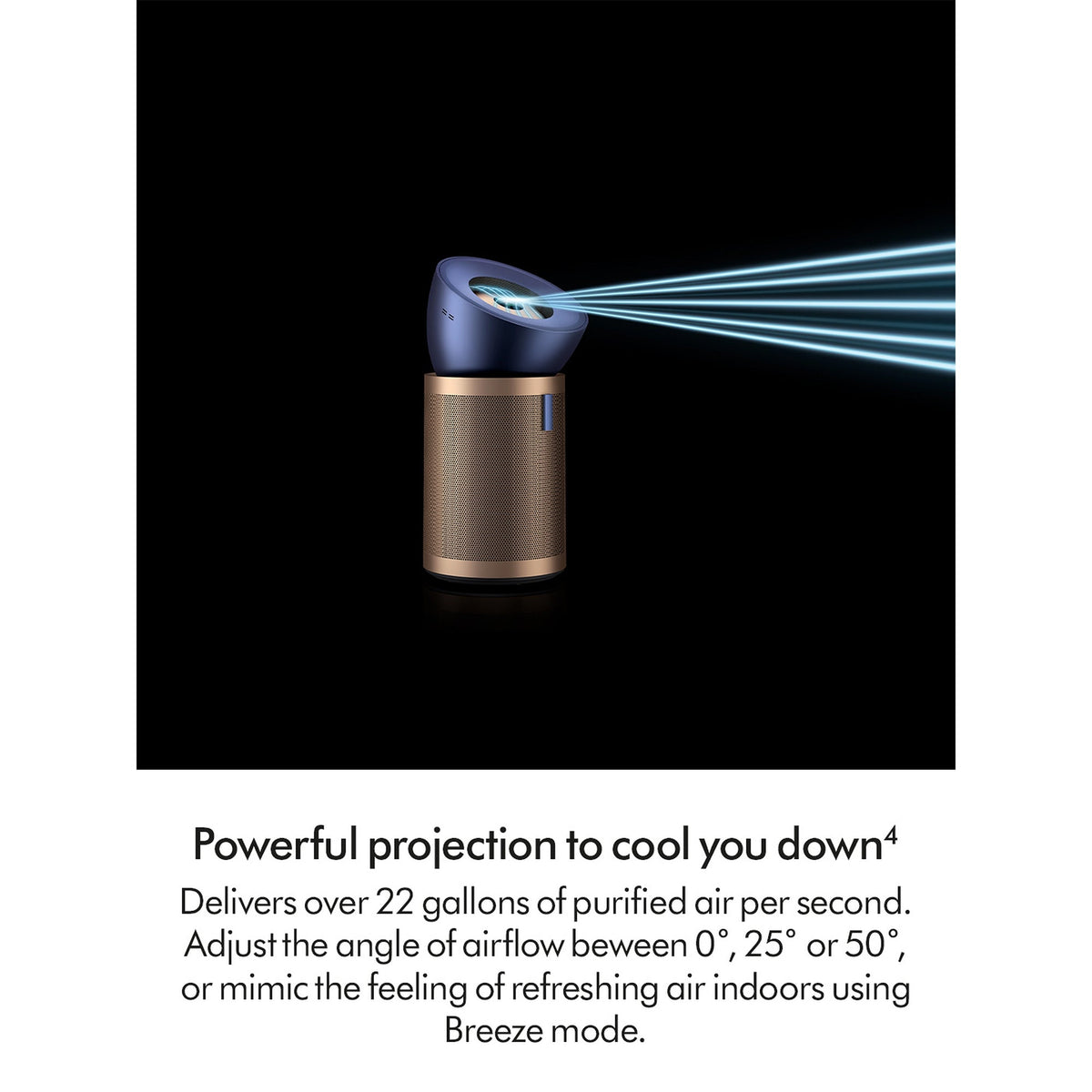 Dyson BP04 Purifier Big+Quiet Formaldehyde Fan - Prussian Blue / Gold -  (545814-01)