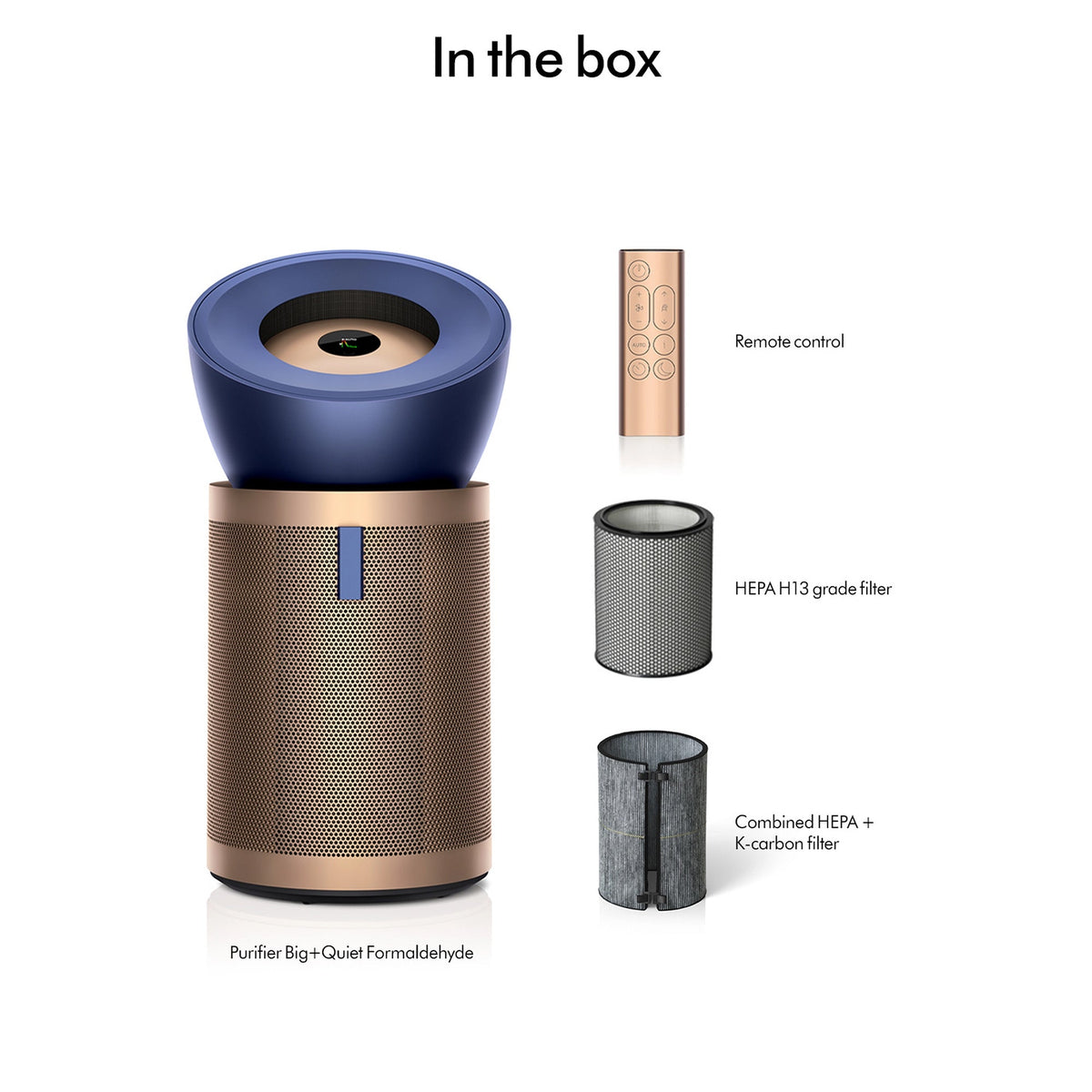Dyson BP04 Purifier Big+Quiet Formaldehyde Fan - Prussian Blue / Gold -  (545814-01)