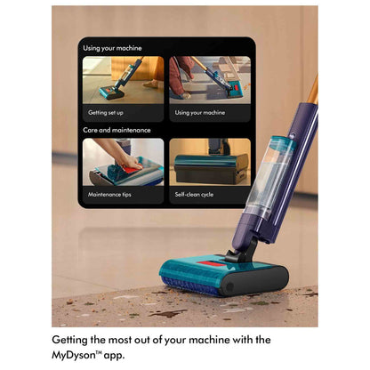 Dyson Clean & Wash Hygiene Cordless Vacuum & 02PROBIOTIC Hard floor cleaning solution