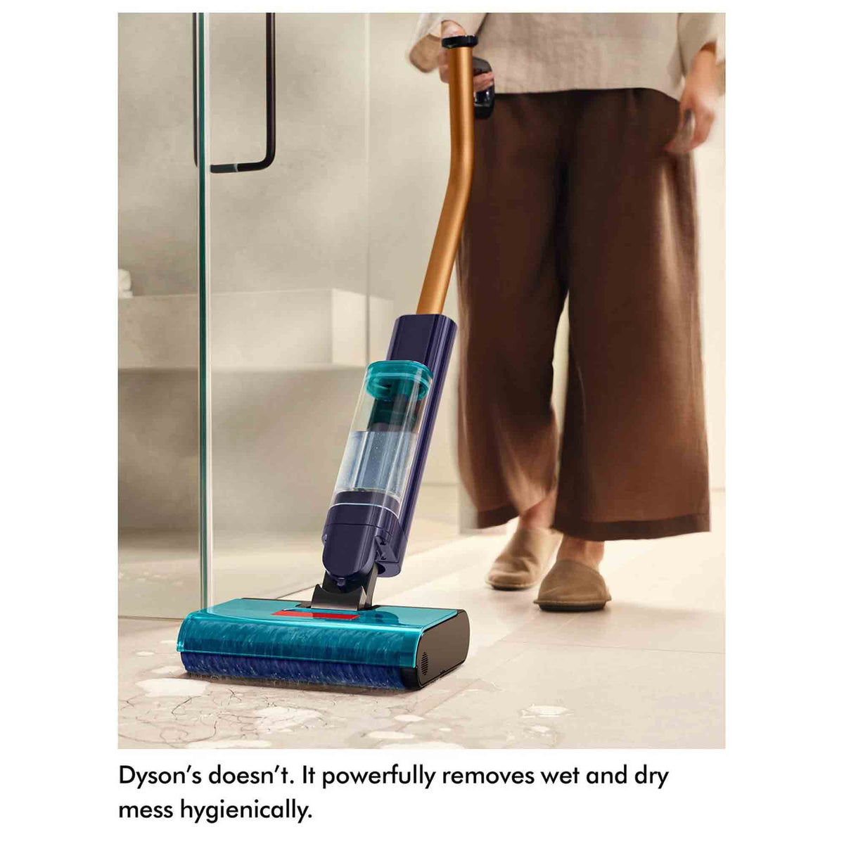 Dyson Clean & Wash Hygiene Cordless Vacuum & 02PROBIOTIC Hard floor cleaning solution