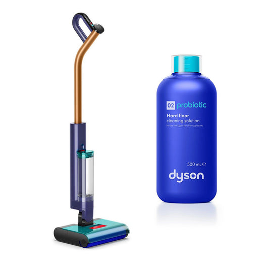 Dyson Clean & Wash Hygiene Cordless Vacuum & 02PROBIOTIC Hard floor cleaning solution