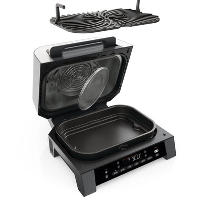 Ninja 6-in-1 MAX Grill & Air Fryer - Black/ Stainless Steel - DG551UK