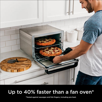Ninja Foodi 10-in-1 Multifunction Oven & Air Fryer - Silver/Black - DT200UK