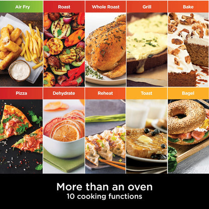 Ninja Foodi 10-in-1 Multifunction Oven & Air Fryer - Silver/Black - DT200UK