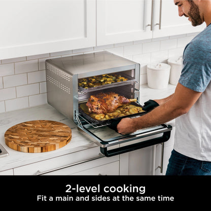 Ninja Foodi 10-in-1 Multifunction Oven & Air Fryer - Silver/Black - DT200UK