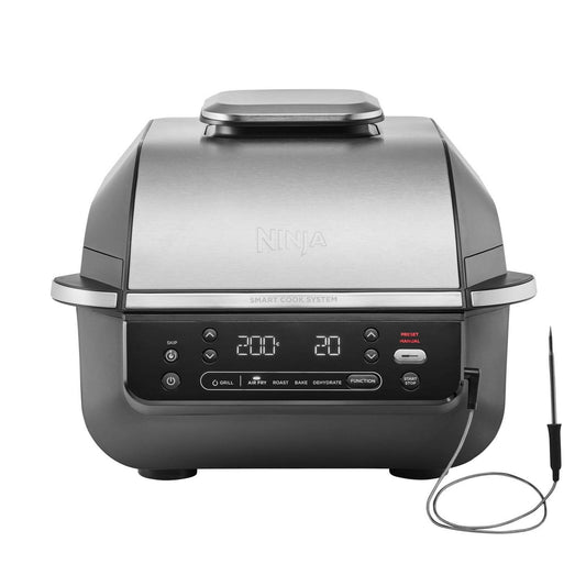 Ninja 5-in-1 Grill & Air Fryer – Black/Silver - EG351UK