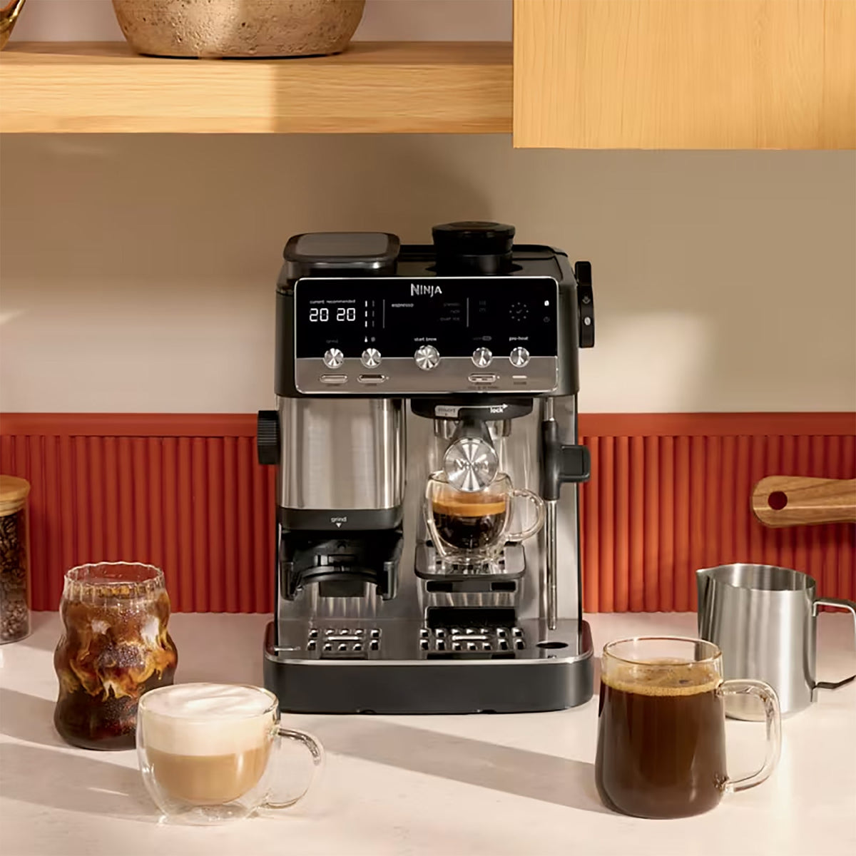 Ninja Luxe Café MINI 2-in-1 Espresso & Filter Coffee Machine - Black (ES301UK)
