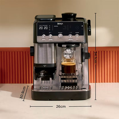 Ninja Luxe Café MINI 2-in-1 Espresso & Filter Coffee Machine - Black (ES301UK)