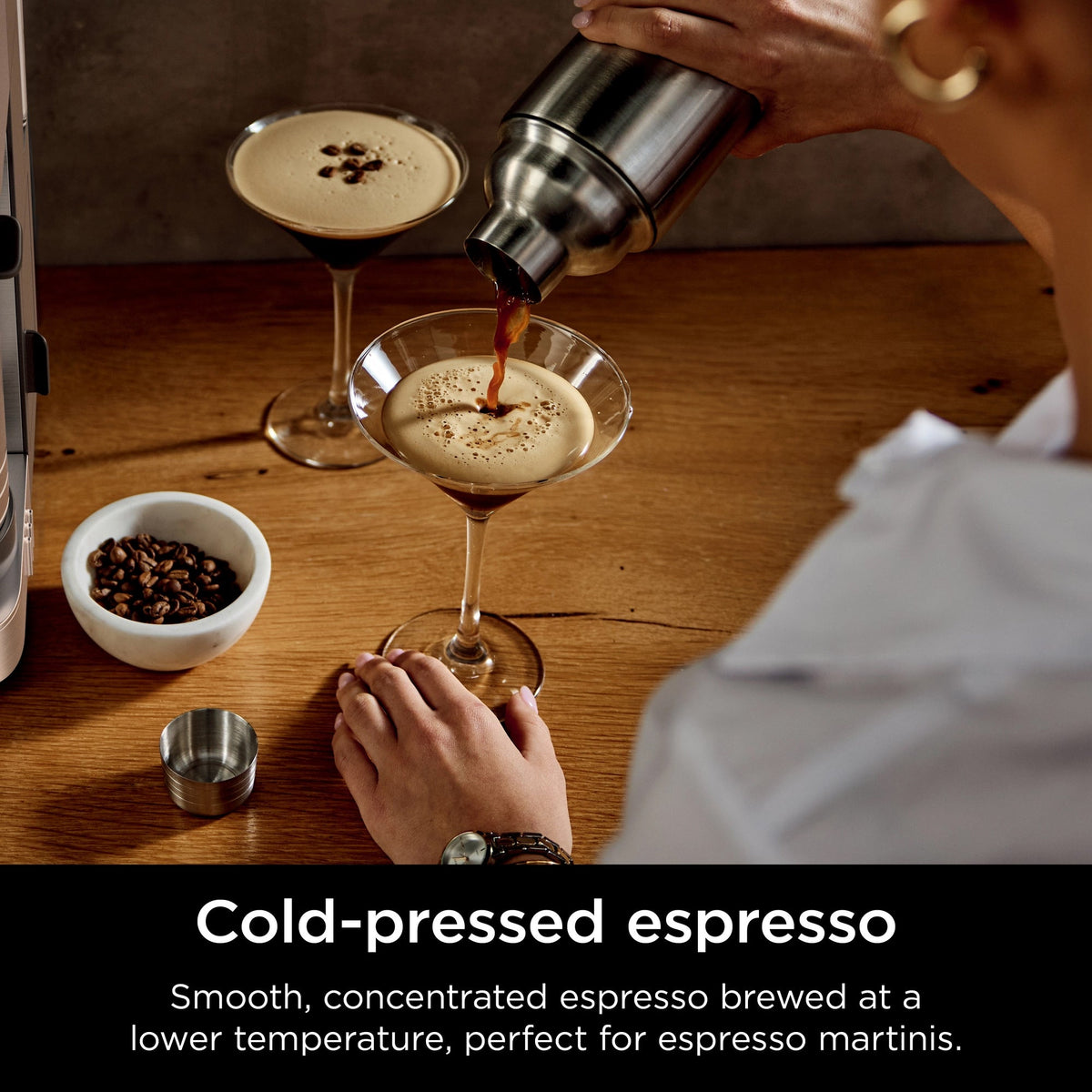 Ninja Luxe Café Pro Series Espresso Machine – Black/Stainless Steel – ES701UK