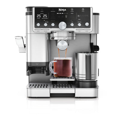 Ninja Luxe Café Pro Series Espresso Machine – Black/Stainless Steel – ES701UK