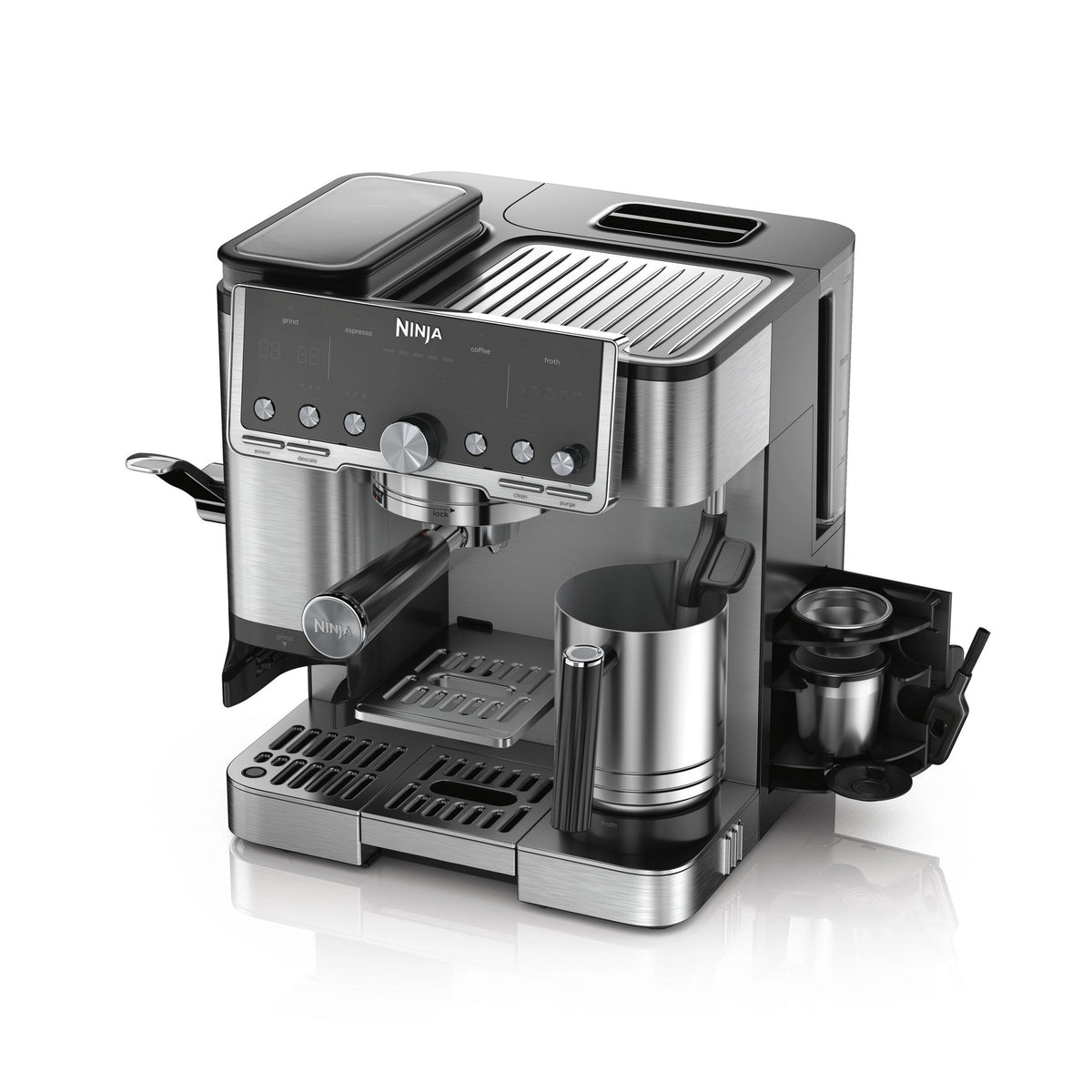 Ninja Luxe Café Pro Series Espresso Machine – Black/Stainless Steel – ES701UK