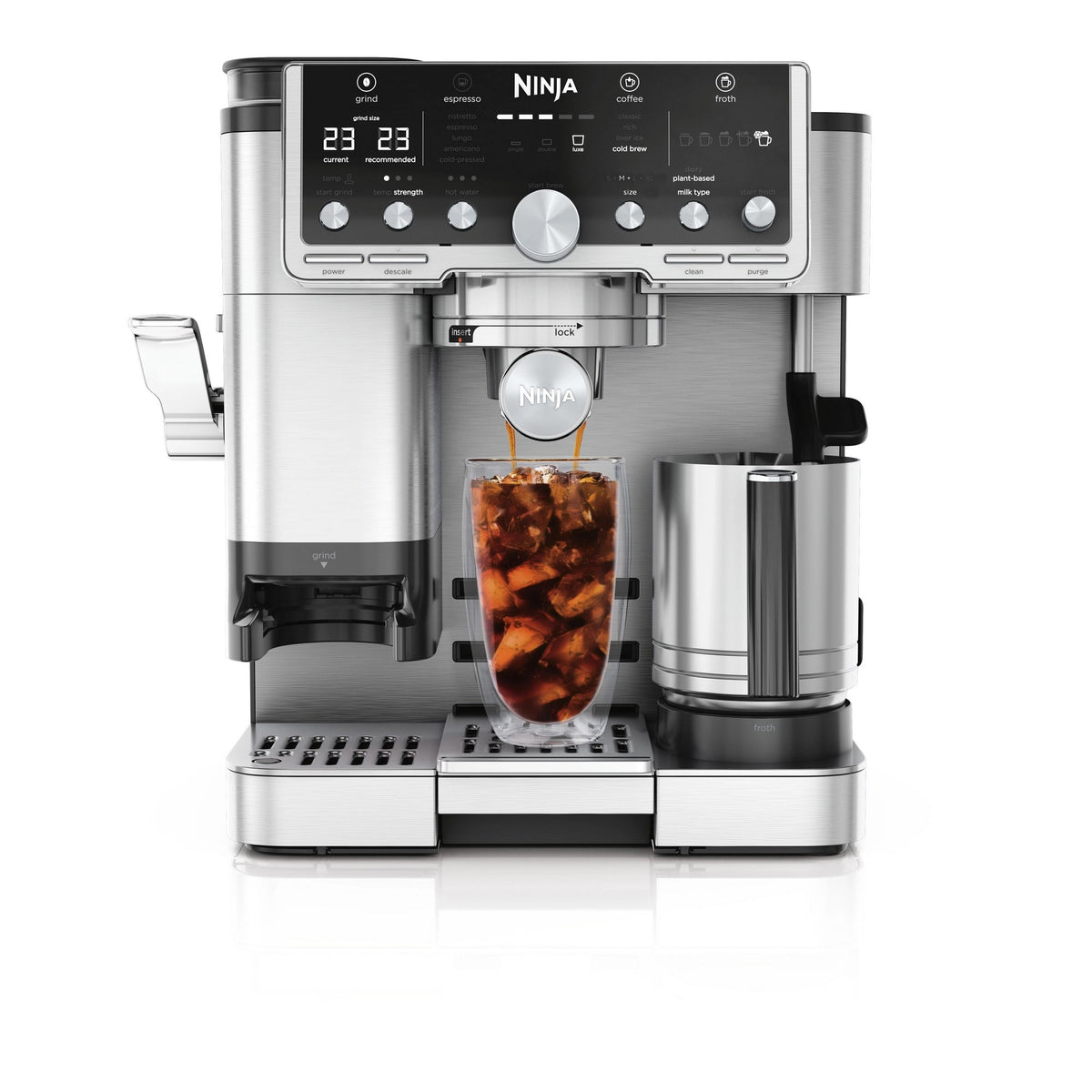 Ninja Luxe Café Pro Series Espresso Machine – Black/Stainless Steel – ES701UK