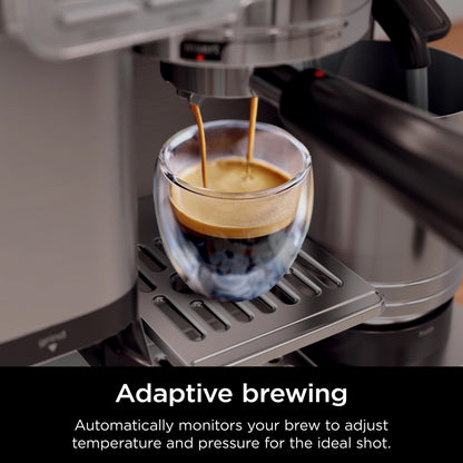 Ninja Luxe Café Pro Series Espresso Machine – Black/Stainless Steel – ES701UK