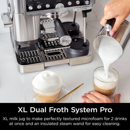 Ninja Luxe Café Pro Series Espresso Machine – Black/Stainless Steel – ES701UK
