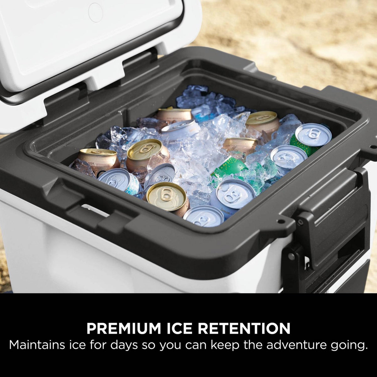Ninja FrostVault 28L Wheeled Cooler with Dry Zone - Cloud White - FB230UKWH