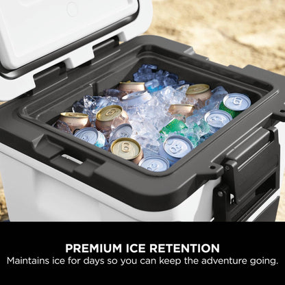 Ninja FrostVault 28L Wheeled Cooler with Dry Zone - Cloud White - FB230UKWH