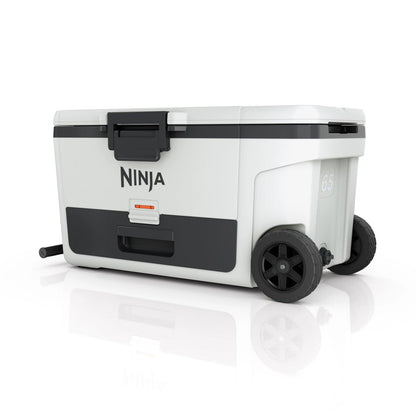 Ninja FrostVault 61L Wheeled Cooler with Dry Zone - Cloud White - FB265EUUKWH