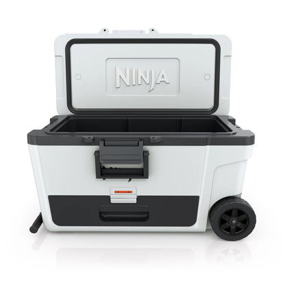 Ninja FrostVault 61L Wheeled Cooler with Dry Zone - Cloud White - FB265EUUKWH