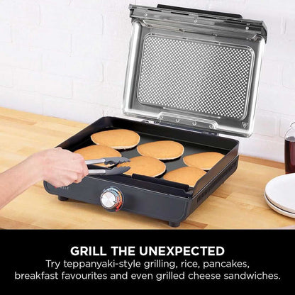 Ninja Sizzle Indoor Grill & Flat Plate – Black | GR101UK