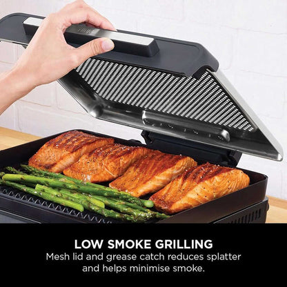 Ninja Sizzle Indoor Grill & Flat Plate – Black | GR101UK