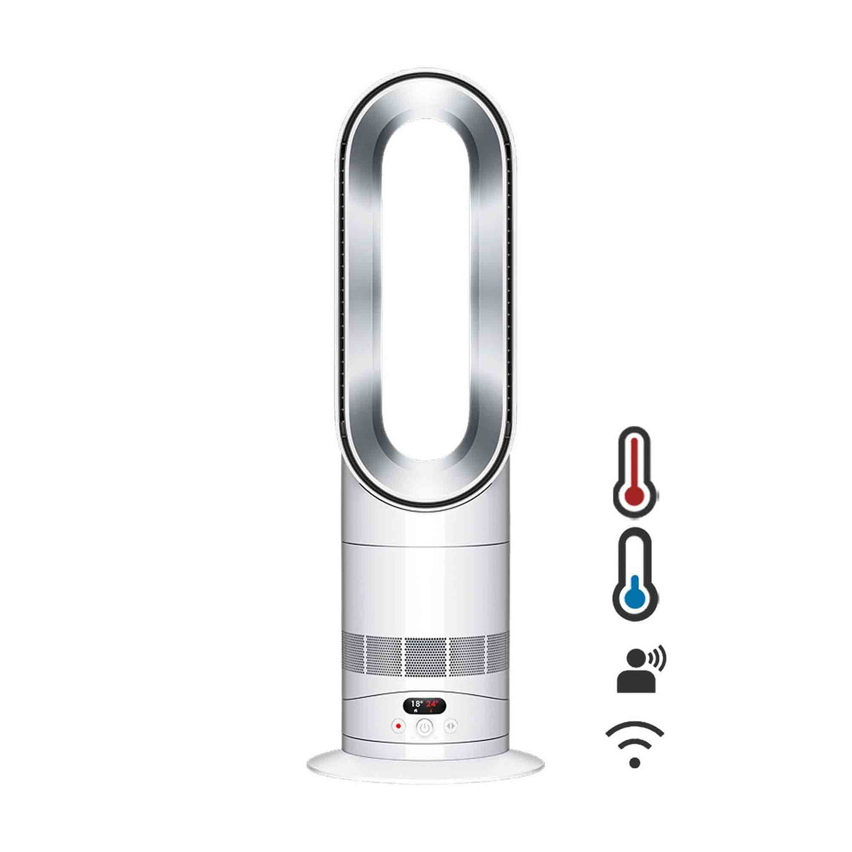 Dyson HF1 Hot Cool Remote Link Pre-heat Heater and Cooling Fan