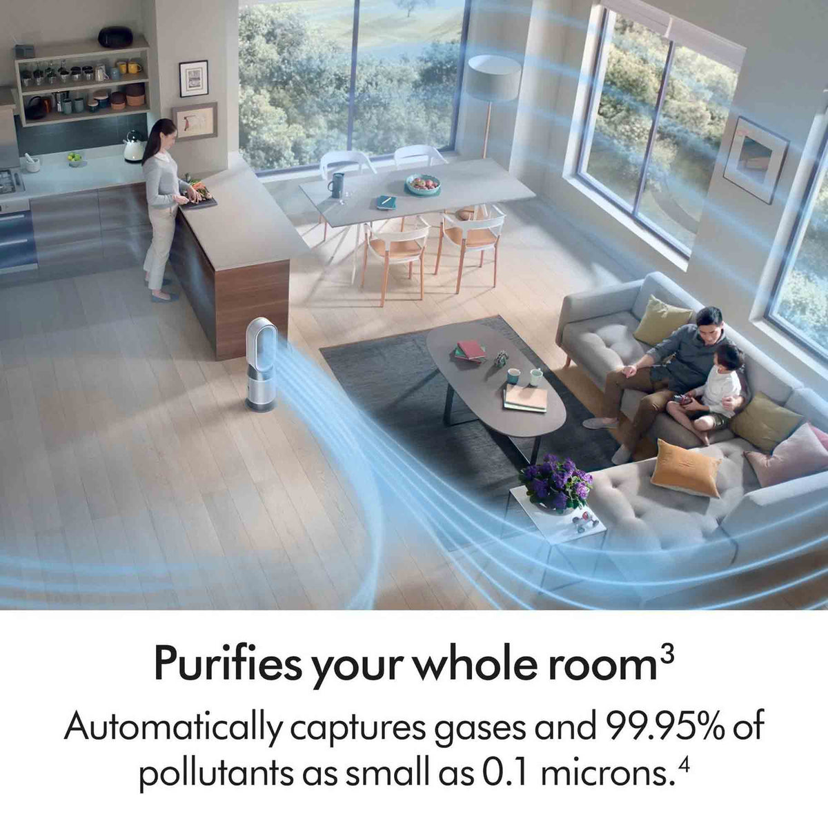 Dyson HP11 Hot and Cool Purifier in White