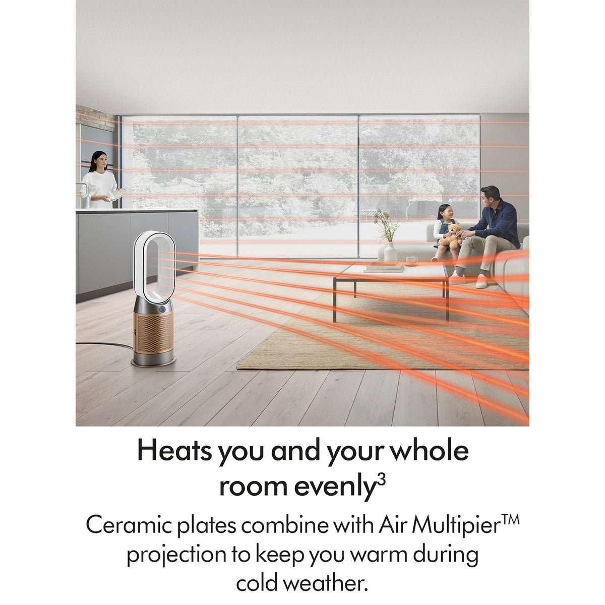 Dyson Hot Cool HP2 De-NOx Purifying Fan Heater HP12