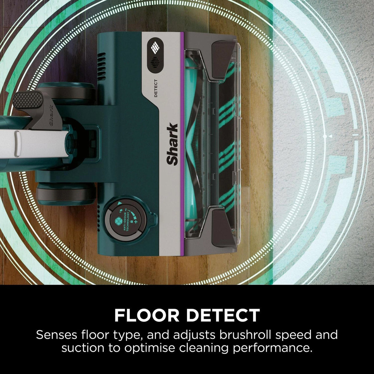 Shark PowerDetect Corded Stick Vacuum Cleaner - Dark Teal - HZ4000UKT