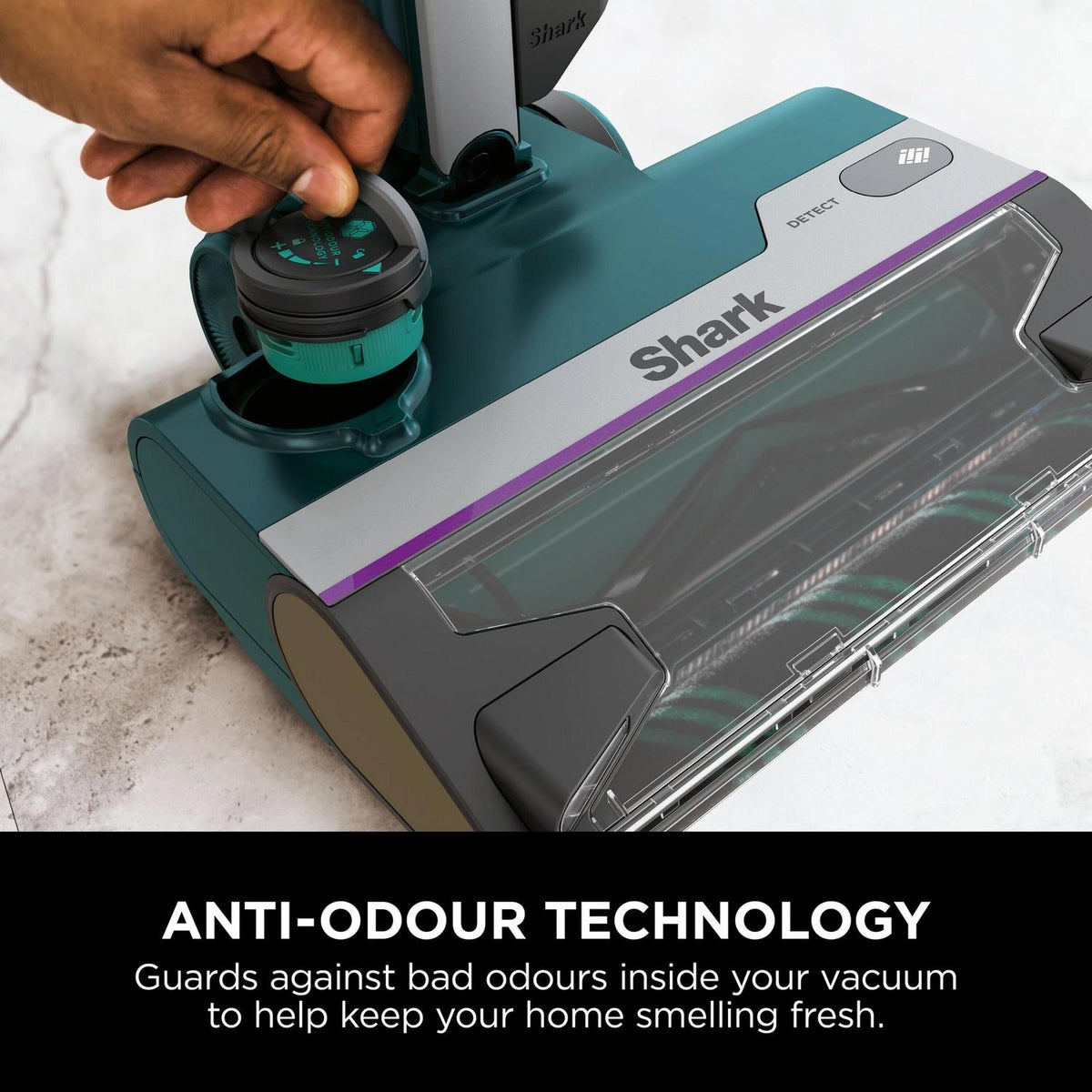 Shark PowerDetect Corded Stick Vacuum Cleaner - Dark Teal - HZ4000UKT