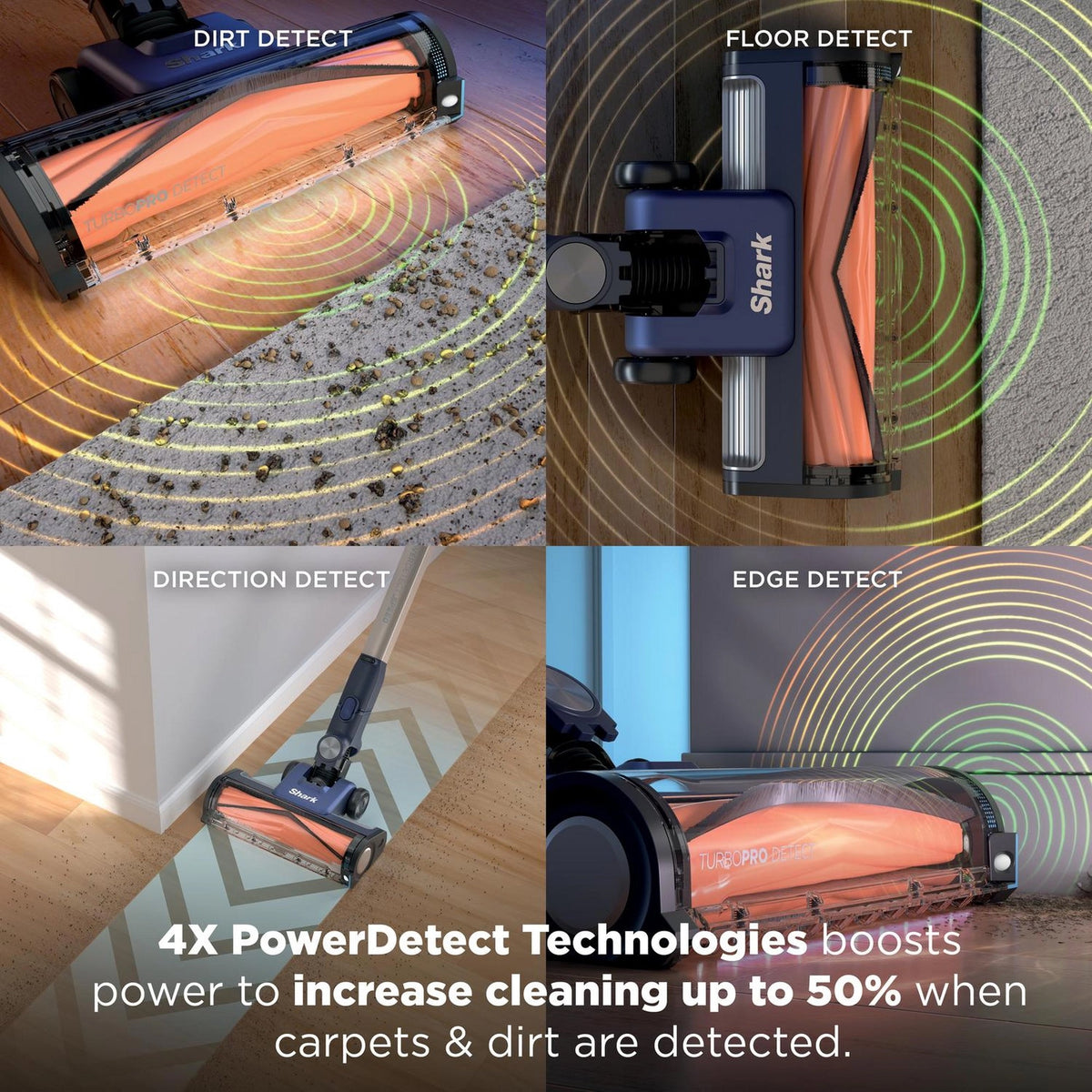 Shark Phoenix Power Detect Light Cordless Vacuum Cleaner - Ultramarine - IA1241UK