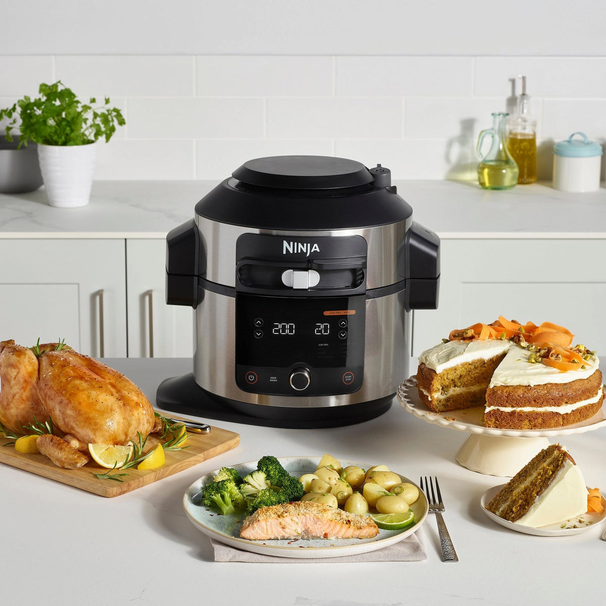 Ninja OL550UK 6L 11-in-1 One Lid Multi Cooker – Black