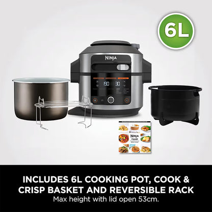 Ninja OL550UK 6L 11-in-1 One Lid Multi Cooker – Black
