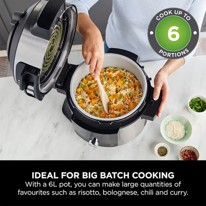 Ninja OL550UK 6L 11-in-1 One Lid Multi Cooker – Black