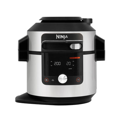 Ninja OL750UK 7.5L 15-in-1 One Lid Multi Cooker with Probe – Black / Stainless Steel