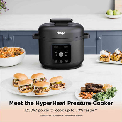 Ninja PC201UK HyperHeat 9-in-1 Pressure and Rice Cooker – Grey/Black