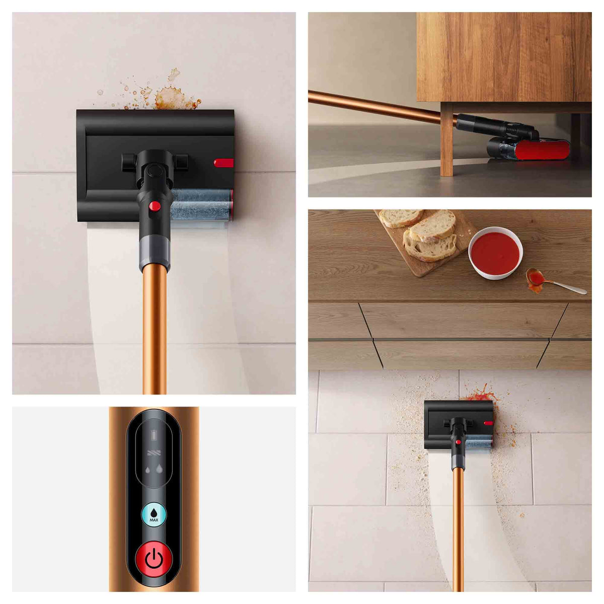 Dyson PencilWash Wet Floor Cleaner with Hard Floor Cleaning Solution – Copper (PENWASHKIT)