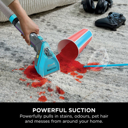 Shark StainStriker HairPro Pet Stain & Spot Cleaner – Dark Silver & Force Fuchsia | PX250UKT