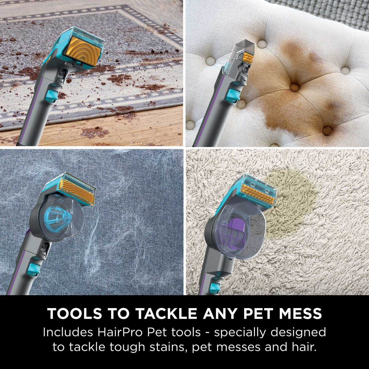 Shark StainStriker HairPro Pet Stain & Spot Cleaner – Dark Silver & Force Fuchsia | PX250UKT