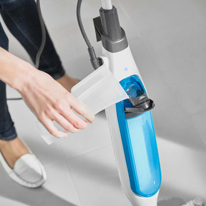 Shark Klik n'Flip Manual Steam Pocket Mop – White & Blue | S6001UK